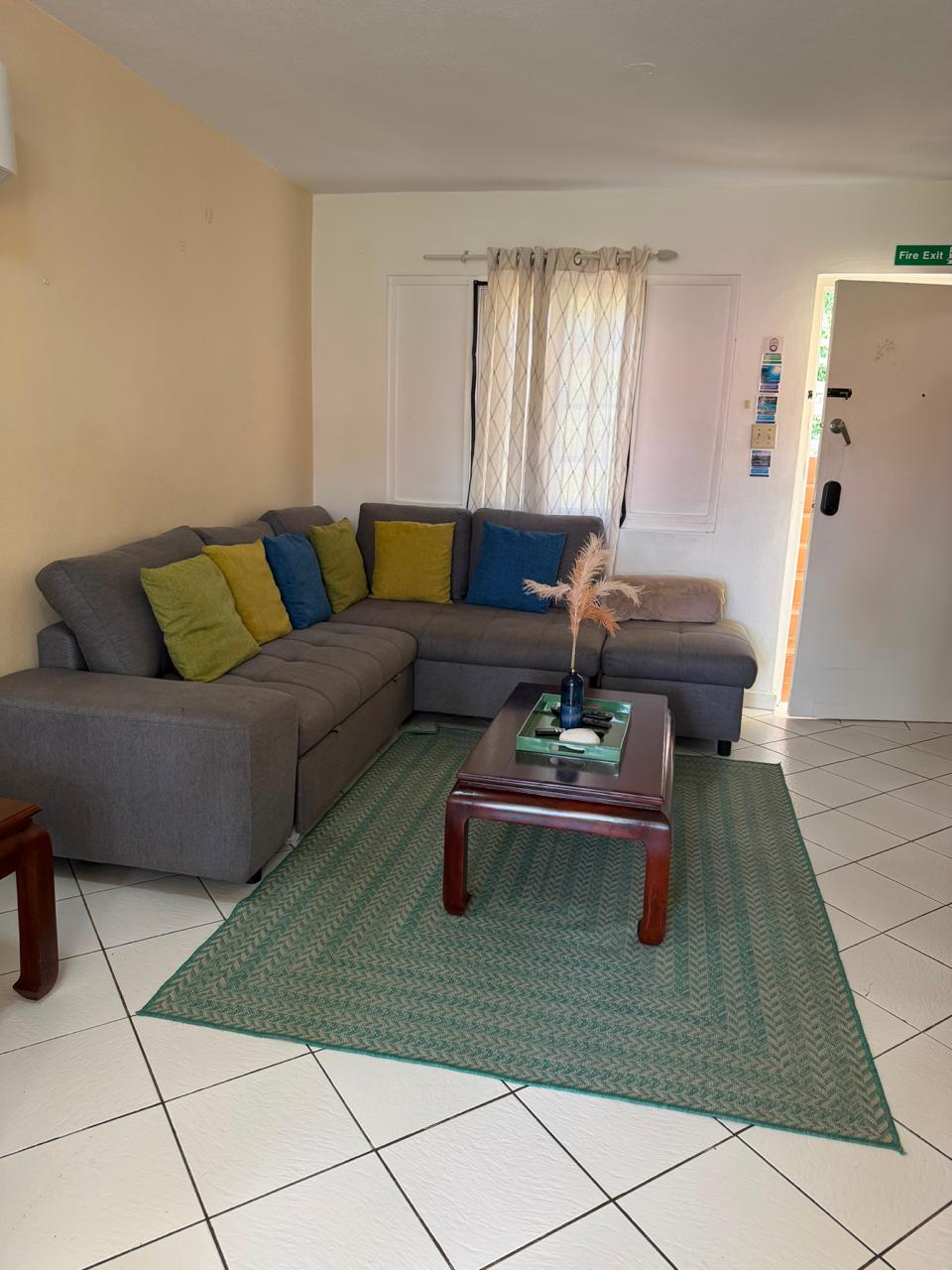 Living room with pull-out couch — Private apartment